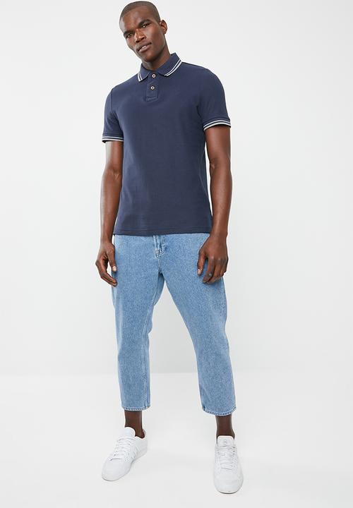 STYLE REPUBLIC - Tipped golfer - blue