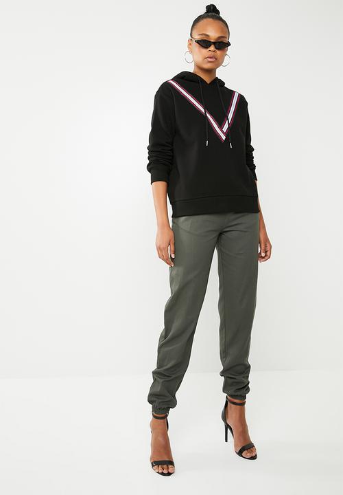Vero Moda - Smilla hoodie long sleeve sweat - black