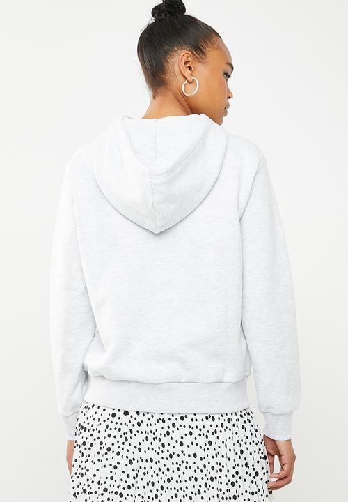Vero Moda - Smilla hoodie long sleeve sweat - grey