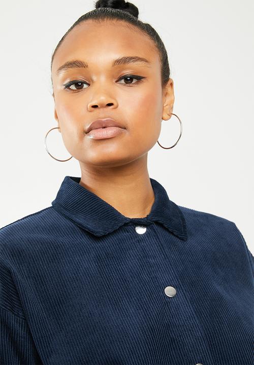 Vero Moda - Moon corduory long sleeve jacket - navy