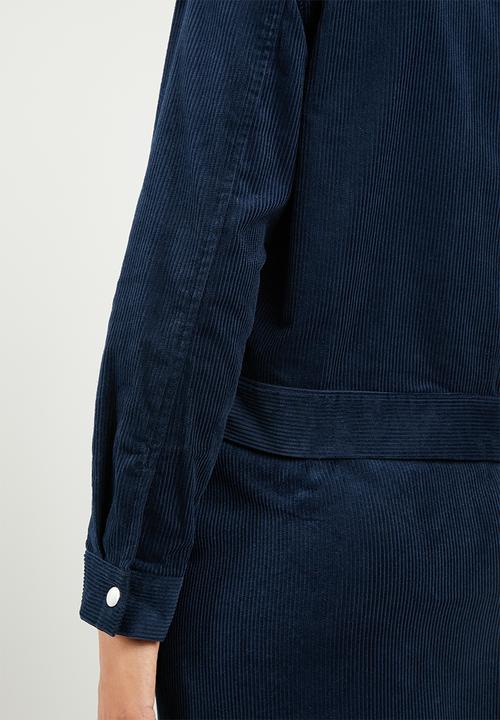 Vero Moda - Moon corduory long sleeve jacket - navy