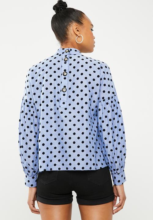 Vero Moda - Nova long sleeve top - blue
