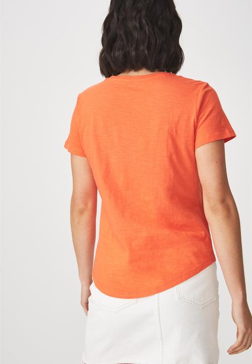 Cotton On - The crew t-shirt - red