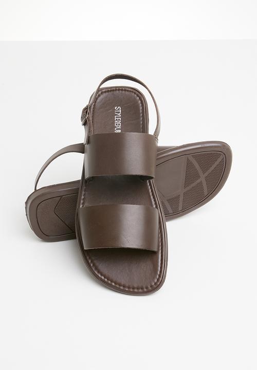 STYLE REPUBLIC - 2 Bands sandals - brown