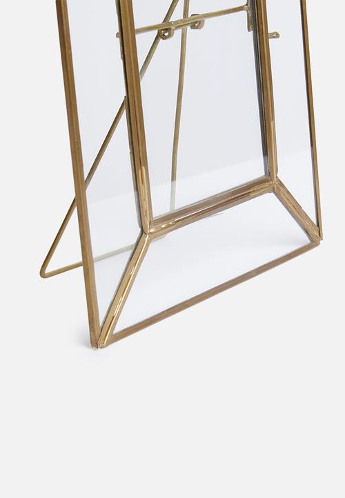 Sixth Floor - Ida photo frame - gold