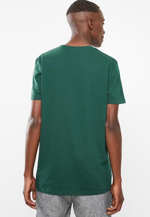 Superbalist - Printed crew neck tee - green