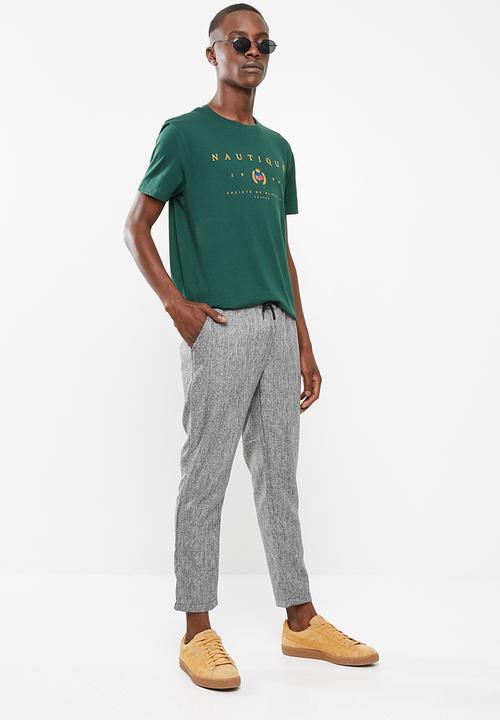 Superbalist - Printed crew neck tee - green