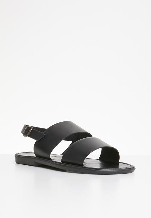 STYLE REPUBLIC - 2 Bands sandals - black 