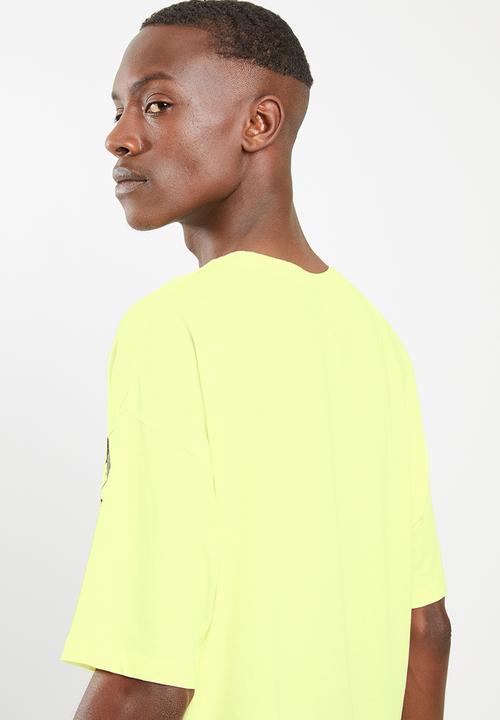Superbalist - Printed loose fit tee - lime