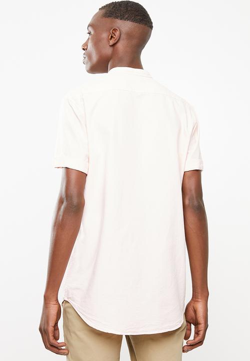 Superbalist - Oxford mandarin shirt - pink
