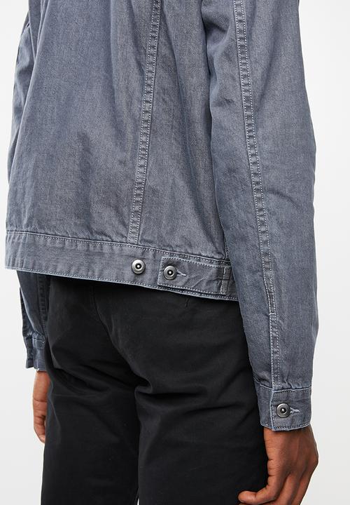Superbalist - Basic Slim Denim Trucker Jacket - grey