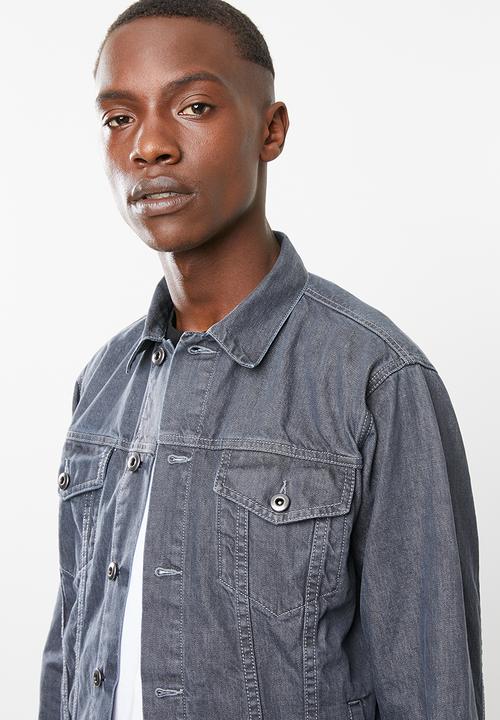 Superbalist - Basic Slim Denim Trucker Jacket - grey