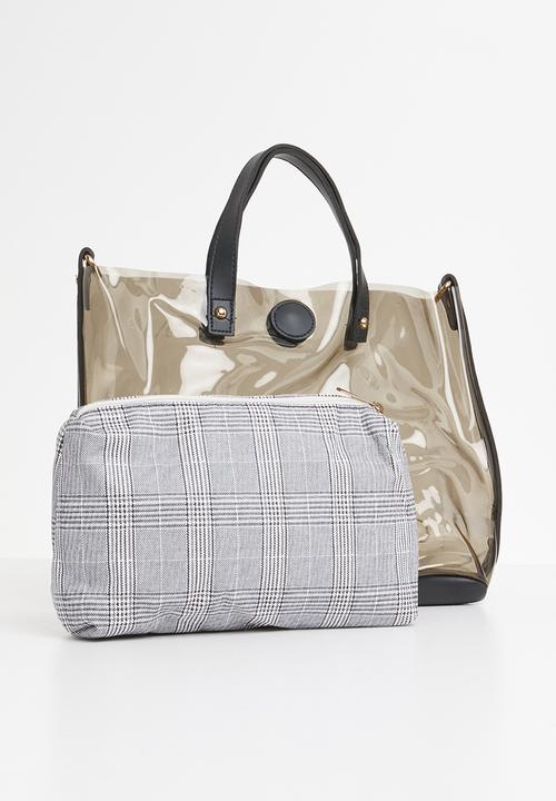 Superbalist - Nina clear bag - black