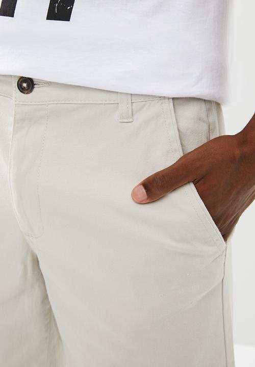 STYLE REPUBLIC - Twill shorts - cream
