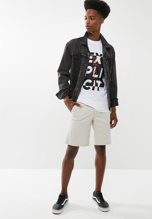 STYLE REPUBLIC - Explicit tee - white
