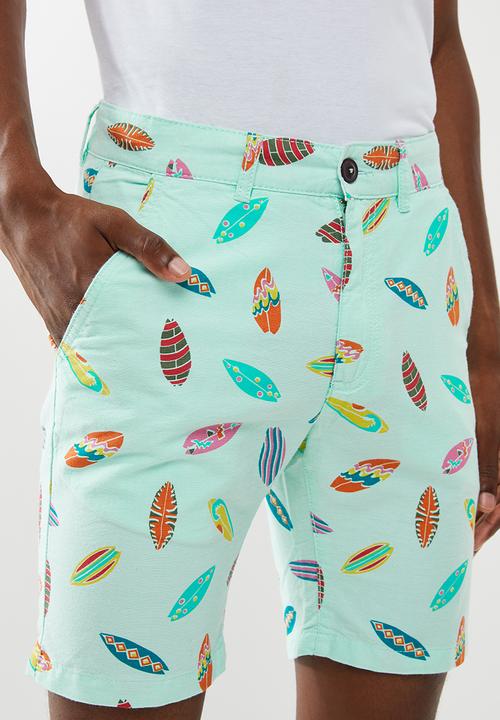 STYLE REPUBLIC - Printed shorts - mint