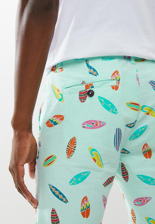STYLE REPUBLIC - Printed shorts - mint
