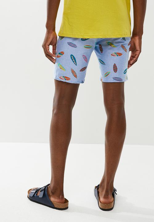 STYLE REPUBLIC - Printed shorts - turquoise