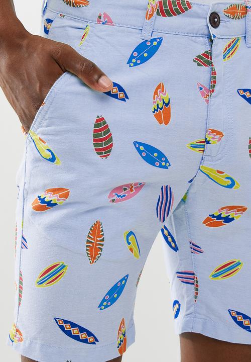 STYLE REPUBLIC - Printed shorts - turquoise