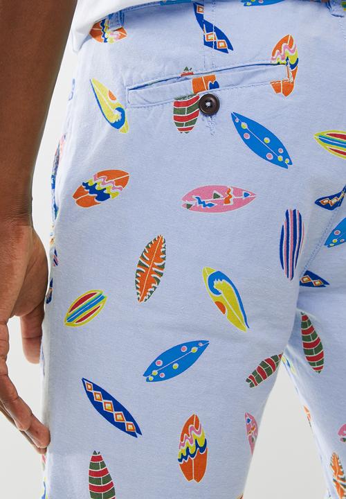STYLE REPUBLIC - Printed shorts - turquoise