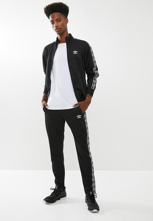 Umbro - Umbro retro taped tricot pant - black