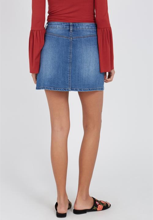 Supré  - Bel air button through mini - blue 