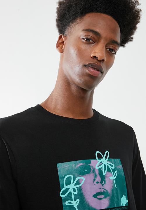Cotton On - Tbar tee - black
