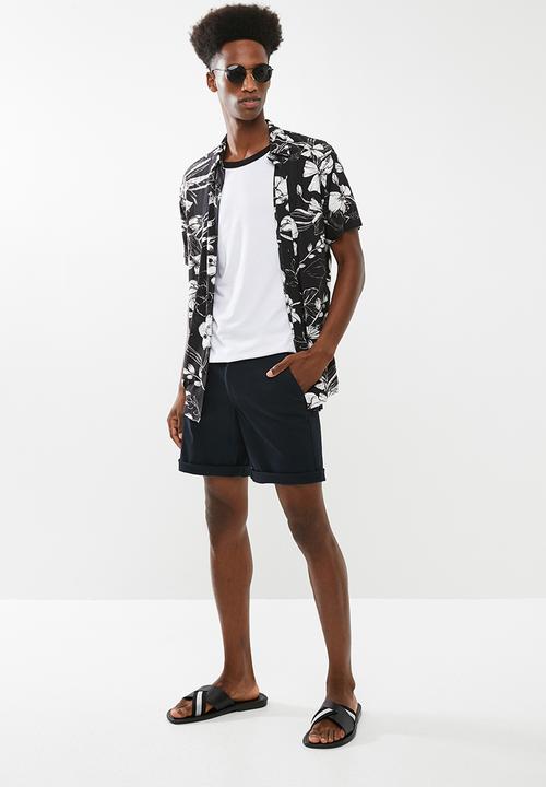 STYLE REPUBLIC - Twill shorts - navy