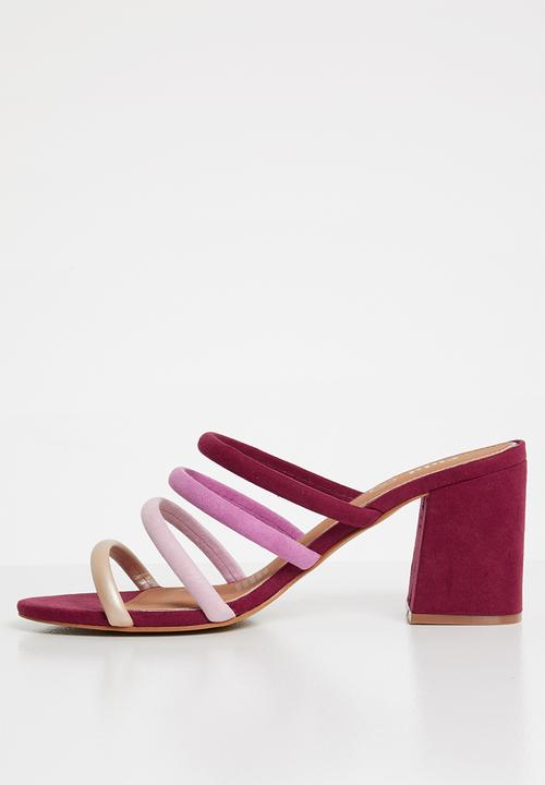 Cotton On - Conga tubed mule heel - pink