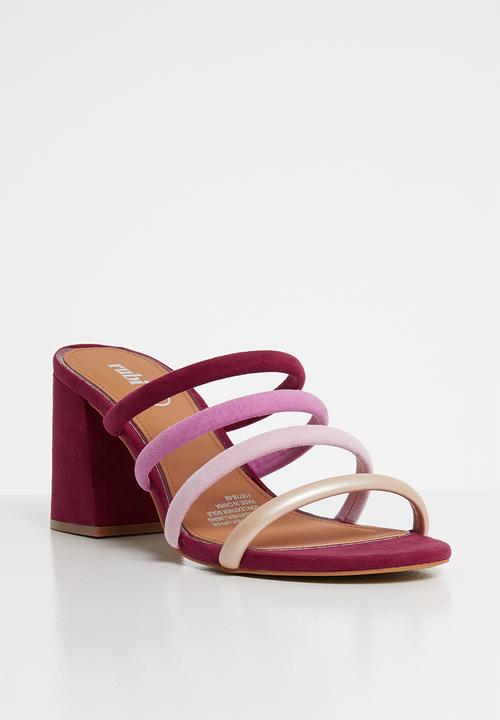 Cotton On - Conga tubed mule heel - pink