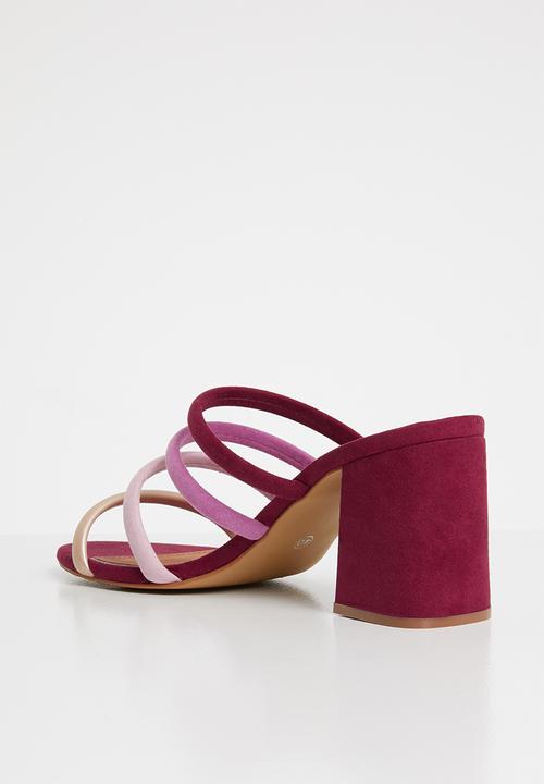 Cotton On - Conga tubed mule heel - pink