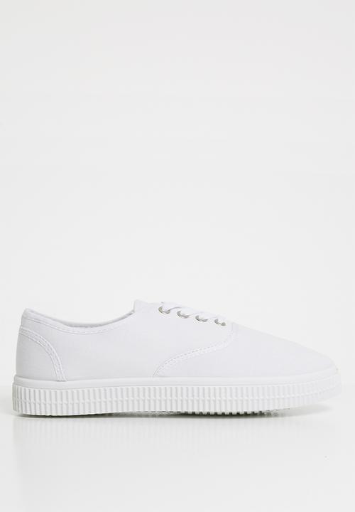 Cotton On - Casey creeper plimsoll - white