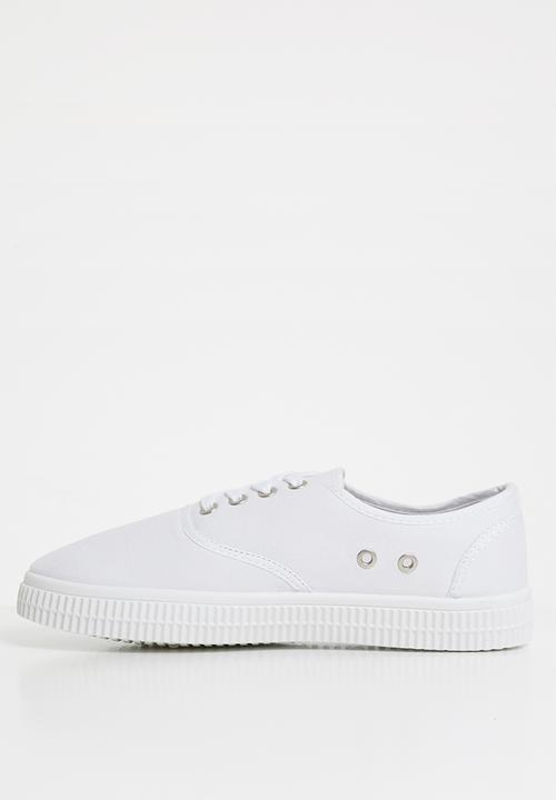 Cotton On - Casey creeper plimsoll - white
