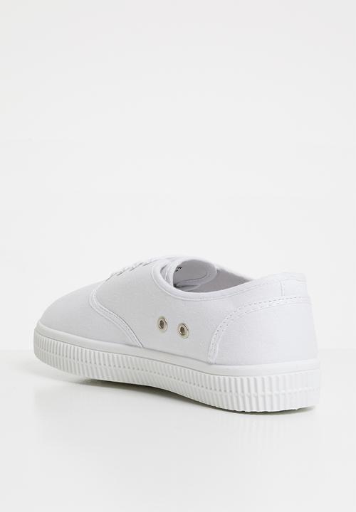 Cotton On - Casey creeper plimsoll - white
