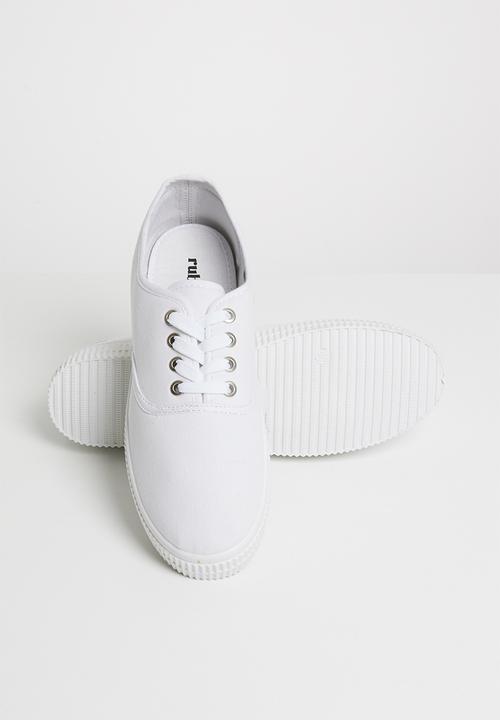 Cotton On - Casey creeper plimsoll - white