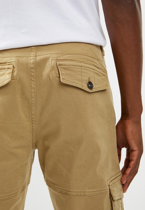 STYLE REPUBLIC - Cargo chino pants - brown