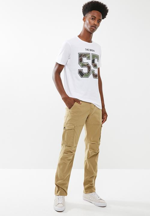 STYLE REPUBLIC - Cargo chino pants - brown