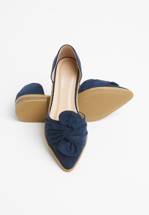 STYLE REPUBLIC - Knotted pumps - navy