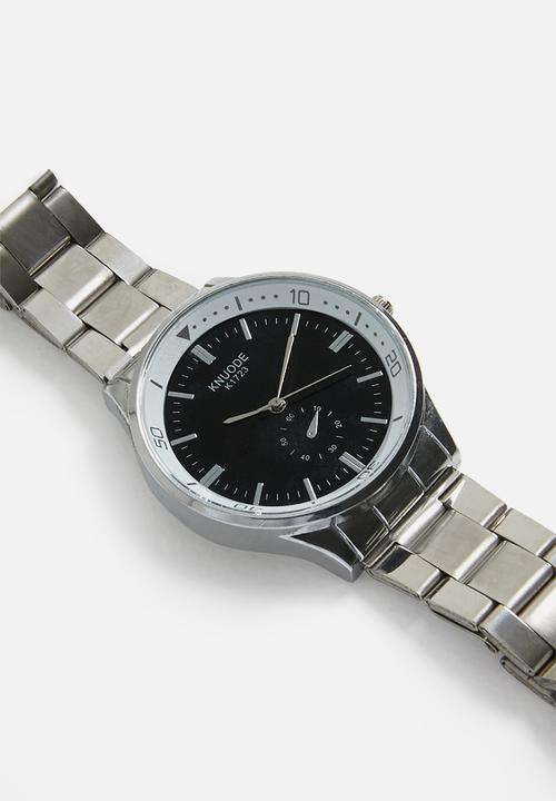 STYLE REPUBLIC - Round analogue watch design - silver