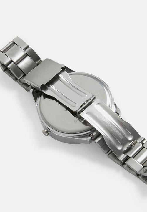 STYLE REPUBLIC - Round analogue watch design - silver
