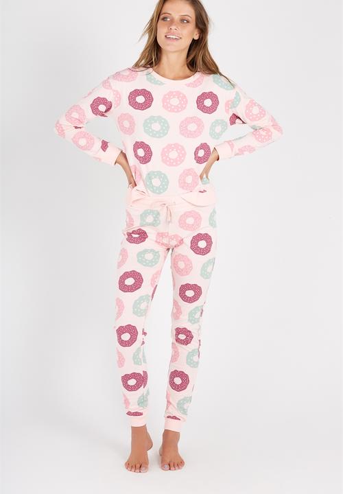 Supré  - Printed slouchy sleep top - pink