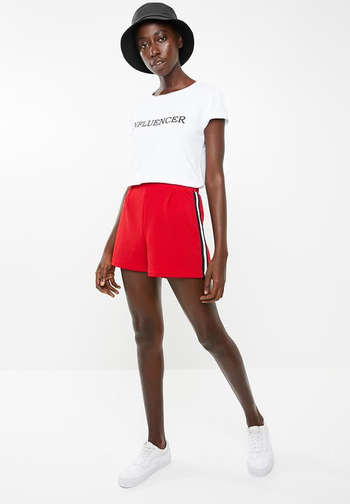 Superbalist - Soft structured short - red