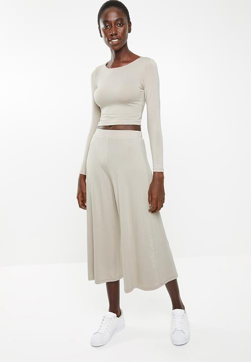 Superbalist - Wide leg cullotes - neutral