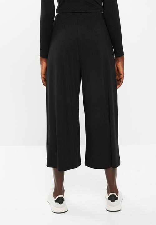 Superbalist - Wide leg cullotes - black