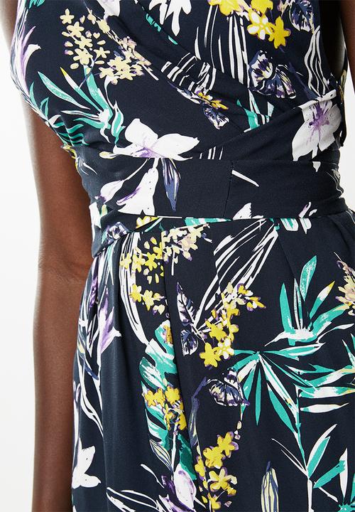 Superbalist - Tropical print romper - navy floral