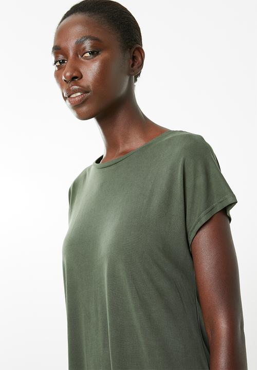 Superbalist - Knot back T-shirt - green