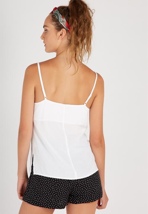 Supré  - Pip basic cami - white