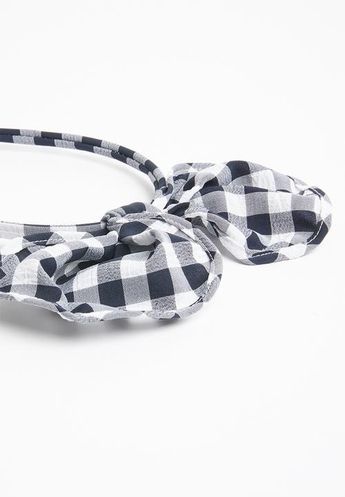 Superbalist - Kids girls check ear shape head band - multi
