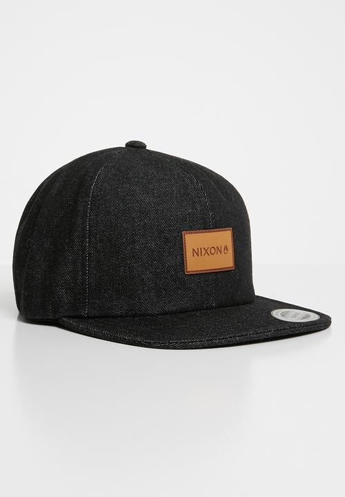 Nixon - Mason strap back cap - black