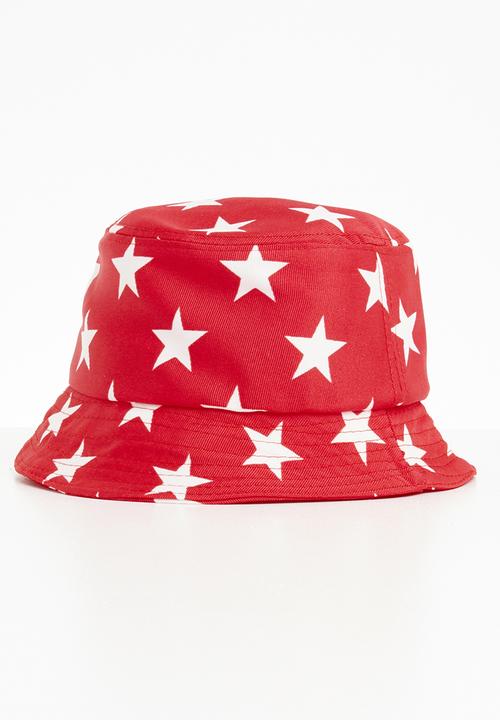 Superbalist - Kids boys star bucket hat - red